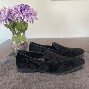 Frederico Leone Men’s Size 11 Paisley Print “Velvet Looking” Dress Shoe